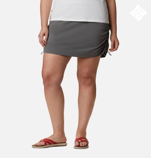 Women's Columbia Anytime Casual Skorts Grey | Plus Size CA-J6483